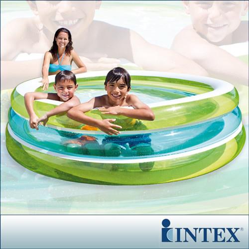 【INTEX】圓型三層透明戲水游泳池(57489)