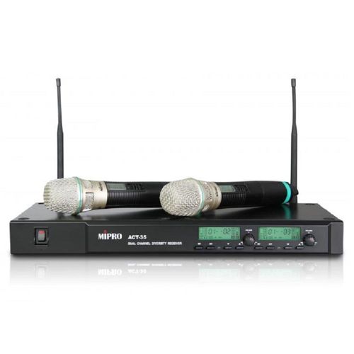 【MIPRO】ACT-35B(雙頻道自動選訊無線麥克風系統)