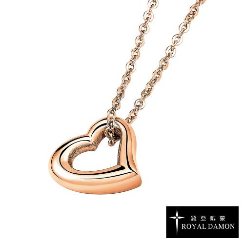Royal Damon羅亞戴蒙 愛美 項鍊 (玫瑰金) NK732