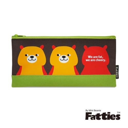 任-【Mini Beanie】Fatties筆袋/收納包-小熊(咖啡)
