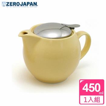 【ZERO JAPAN】典藏陶瓷不鏽鋼蓋壺450cc 香蕉黃