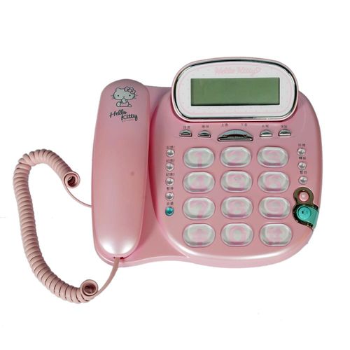 HELLO KITTY 超大字鍵來電顯示電話機 KT-229T