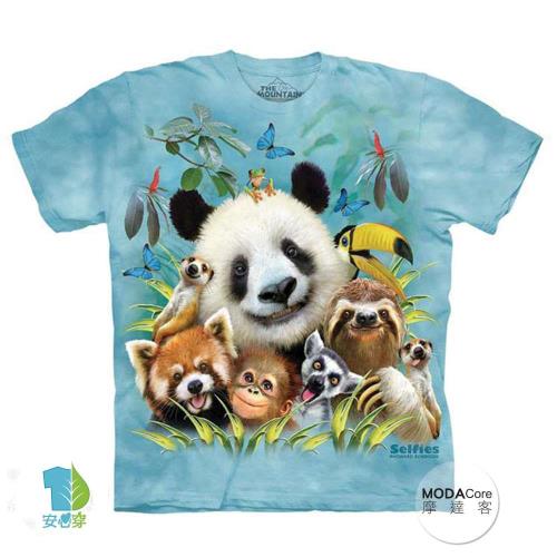 【摩達客】(預購)( 男童/女童裝)美國進口The Mountain 動物園哦耶 純棉環保短袖T恤