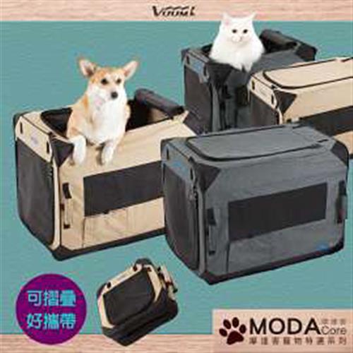 【摩達客寵物】(預購) 韓國進口VUUM高級攜帶式行動寵物箱(中型M)外出運輸籠狗籠貓籠(可折疊)