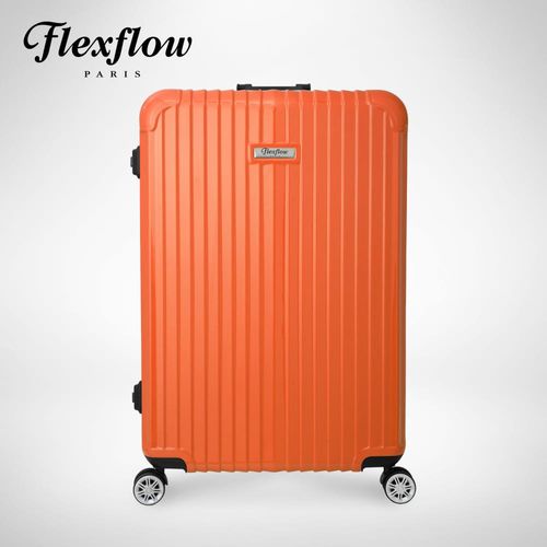 Flexflow-塞納河系列-旅行箱26吋-愛馬仕橘(黑框)