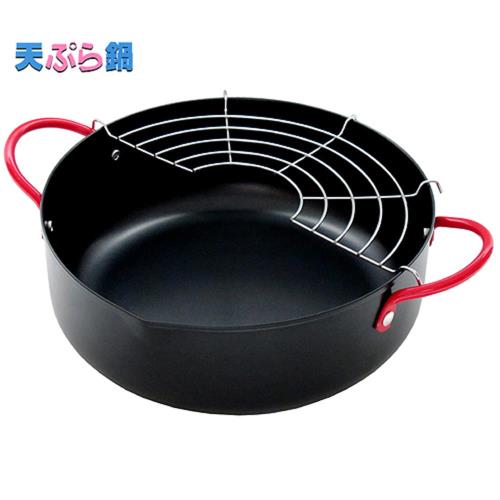 天鍋 多爐具使用21公分風味調理油炸鍋