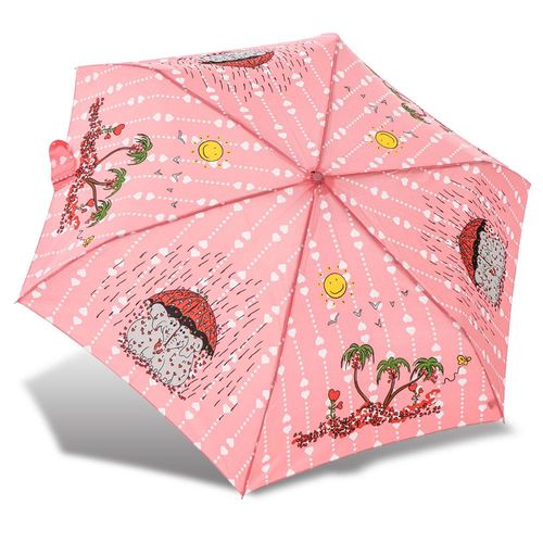RAINSTORY雨傘-心心象印(粉)抗UV輕細口紅傘