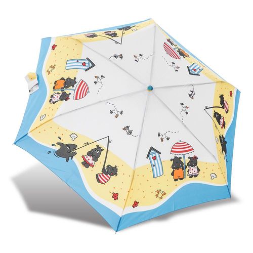RAINSTORY雨傘-河馬沙灘(藍)抗UV輕細口紅傘