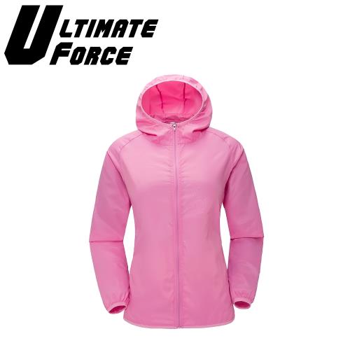Ultimate Force「動力」女款輕量防曬風衣-粉色
