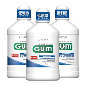 GUM 牙周護理潔齒液500mlx3瓶