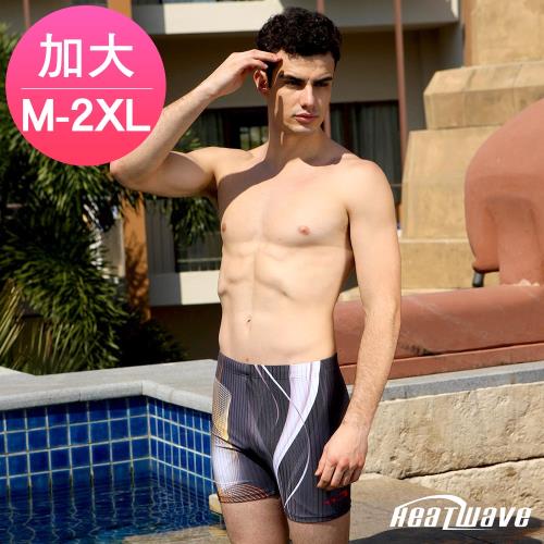 Heatwave熱浪 男泳褲 四角專業泳褲-炫彩海風-189