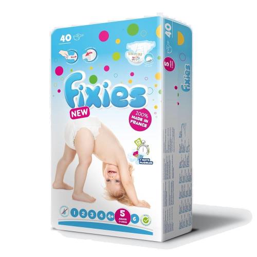Fixies寶貝愛因斯坦尿布 長效型棉柔紙尿褲XL-5號 (40片x3包/箱)