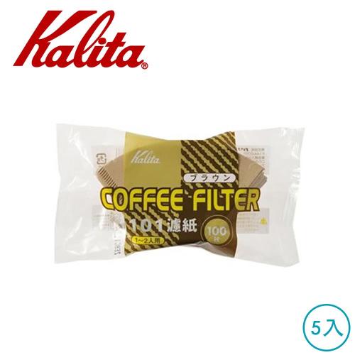 Kalita NK101無漂白濾紙 100枚入 5包  #11107