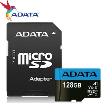 ADATA 威剛 128GB 100MB/s U1 microSDXC UHS-I V10 A1 記憶卡