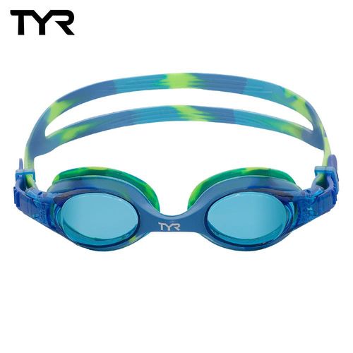 美國TYR Swimple Tie Dye-舒適抗UV兒童泳鏡