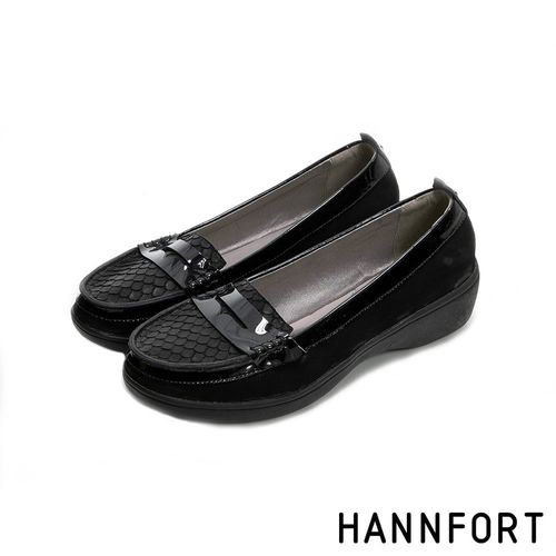 HANNFORT 五密度精品真皮氣墊鞋