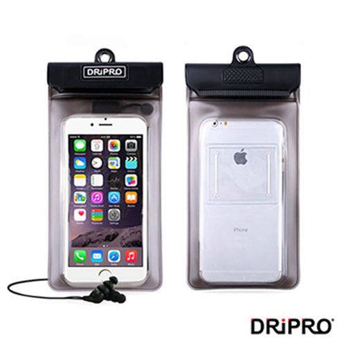 DRiPRO-5.5吋以下智慧型手機防水袋+耳機組