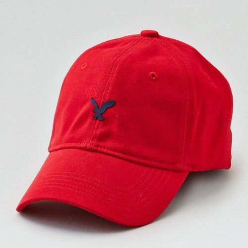 American Eagle 2017男時尚小老鷹刺繡紅色棒球帽(預購)