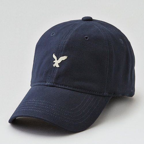 American Eagle 2017男時尚小老鷹刺繡深藍色棒球帽(預購)