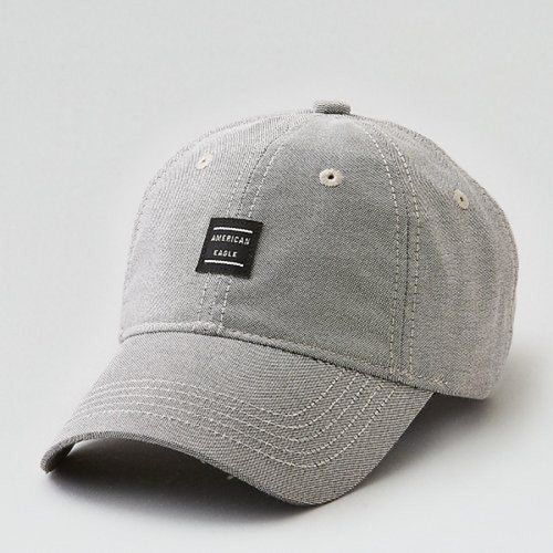American Eagle 2017男時尚現代貼布款灰色棒球帽(預購)