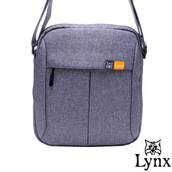 Lynx - 山貓質男防撥水休閒直式斜背包-共2色