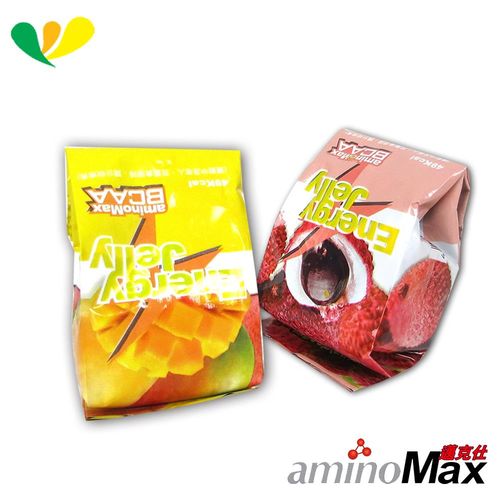 aminoMax 邁克仕 能量磚系列 ENERGE JELLY 能量晶凍(荔枝)(芒果)(各10顆)A090+A101