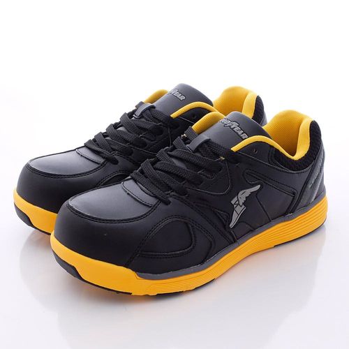 GOODYEAR工作鞋- 新一代寬楦鋼頭工作鞋 -黑黃MX63904(男款)