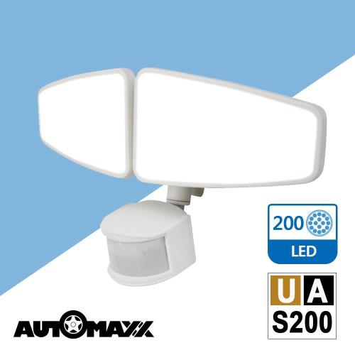 AUTOMAXX ★UA-S200 『雙頭白龍』活動式太陽能200LED感應照明燈 [200LED][1100流明][環保節能]
