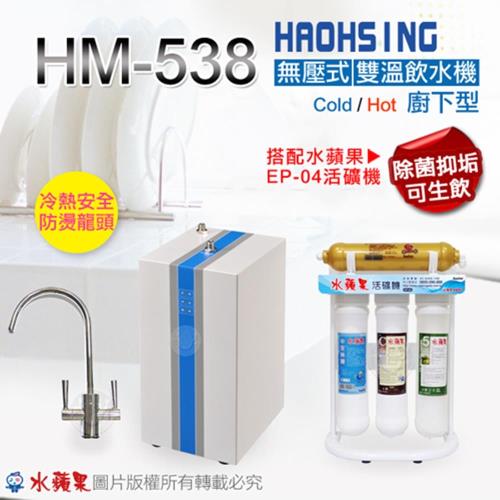 豪星HM-538型廚下加熱器(無壓式) + 水蘋果 EP04 活礦機