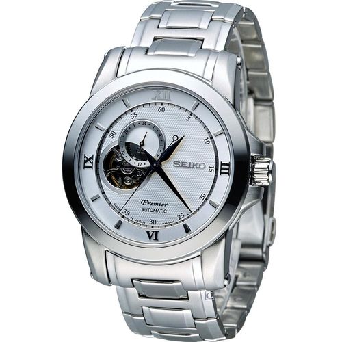 SEIKO Premier 尊品鏤空開芯機械腕錶 4R39-00P0S SSA319J1