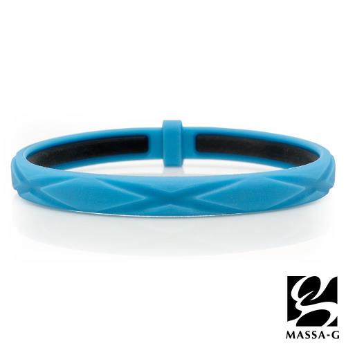 MASSA-G 繽紛炫彩鍺鈦能量手環-藍