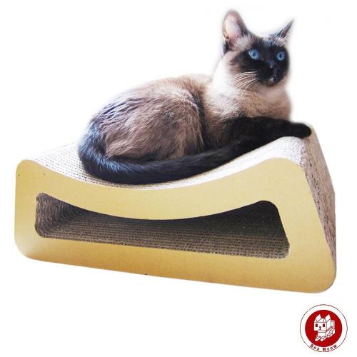 Box Meow 瓦楞貓抓板-小躺椅 (CS012)