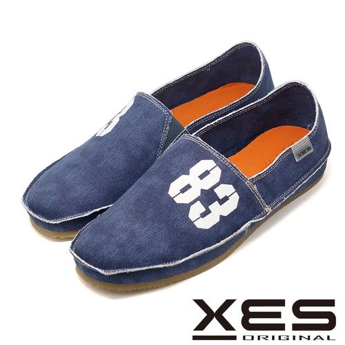 XES 經典帆布鞋進化版 83懶人鞋情侶款(男) 柔軟度up舒適上市_藍色
