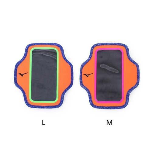 MIZUNO 手臂包-慢跑 路跑 手機包 5.5吋螢幕適用 美津濃 橘藍綠