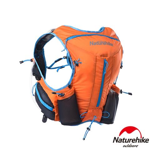 Naturehike 12L輕量化背心式越野跑步後背包 水袋包 橘色