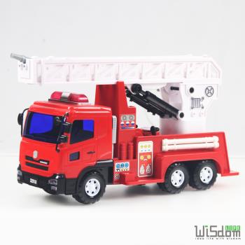 WISDOM 模擬磨輪動力車系列-新款可噴水消防雲梯車