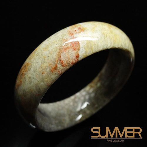 【SUMMER寶石】天然珊瑚玉手鐲 S033