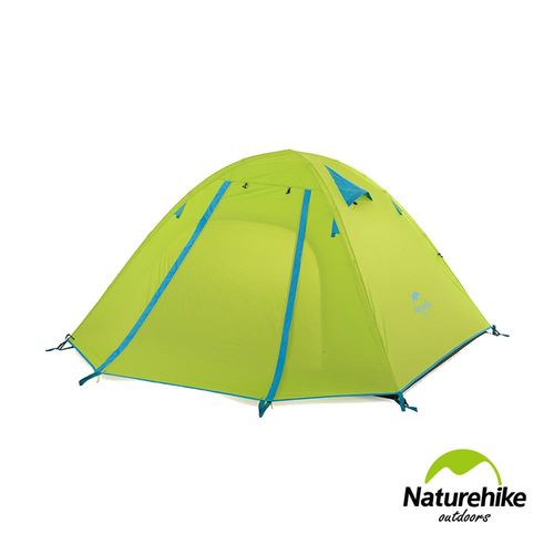 Naturehike 超輕量透氣雙層3人帳篷 亮綠色