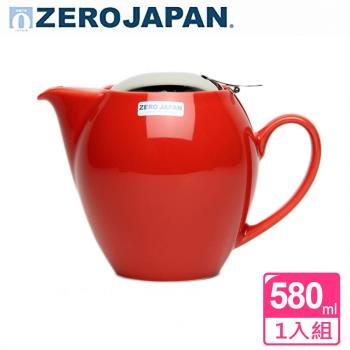 【ZERO JAPAN】品味生活陶瓷不鏽鋼蓋壺580cc 蕃茄紅