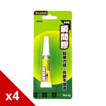 糊塗鞋匠 優質鞋材 N205 3M瞬間膠4004 2g 4罐