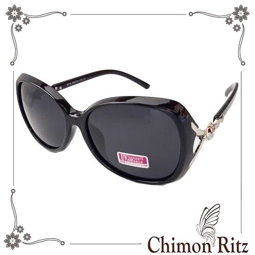 【Chimon Ritz】開運銀狐偏光UV400太陽眼鏡-黑