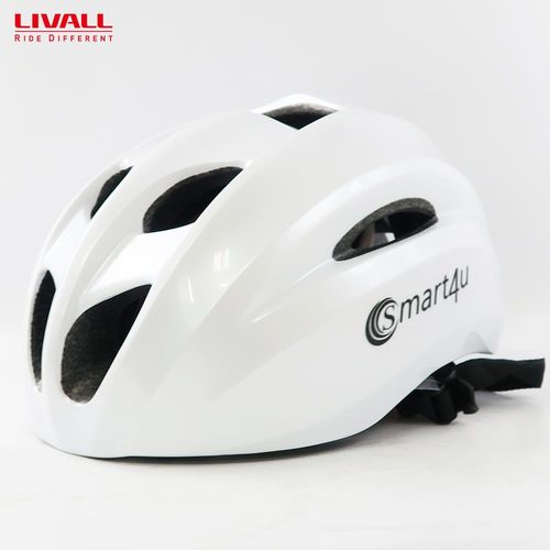Smart4u SH20智慧型自行車安全帽-珍珠白-藍芽音響/電話