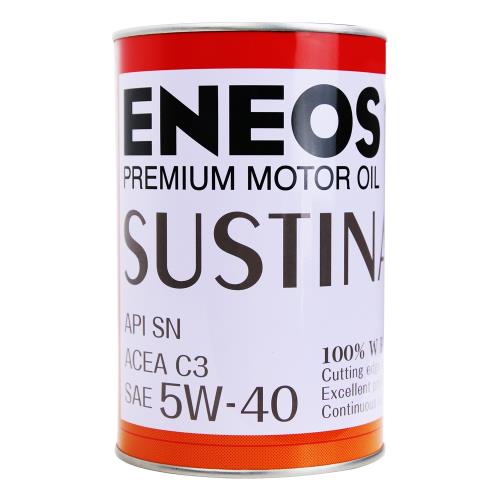日本ENEOS SUSTINA 5W-40化學合成機油 4入