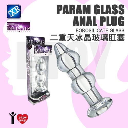 美國 PRISMS 二重天冰晶玻璃肛塞 Param Glass Anal Plug