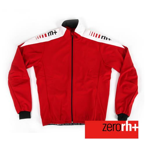 ZERORH+ 義大利專業刷毛防風長袖自行車外套(男)-紅色