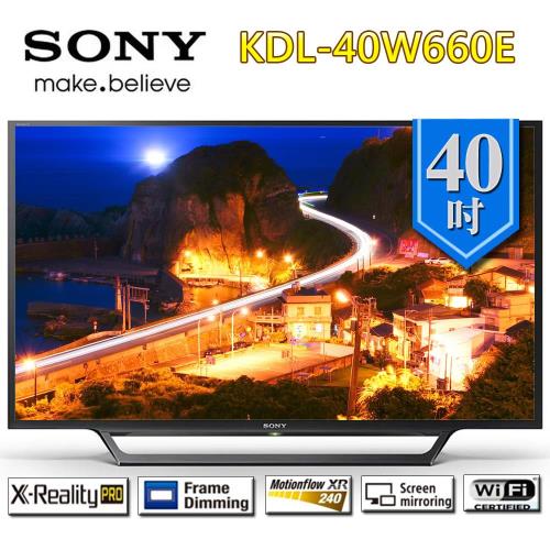 SONY BRAVIA 40型  FHD 高畫質液晶電視 KDL-40W660E