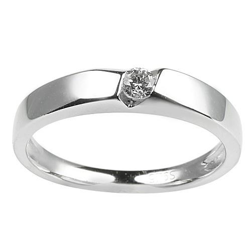 【BRILLMOND】10分 天然鑽石 925銀 擁有真愛女戒