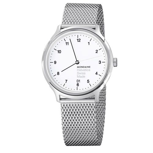 MONDAINE 瑞士國鐵設計系列腕錶 - 米蘭帶/40mm