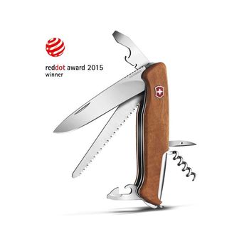 VICTORINOX 遊俠胡桃木安全鎖10用瑞士刀 09561.63