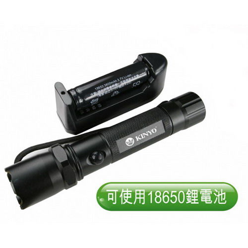 【KINYO】120流明鋁合金LED手電筒(LED-611)